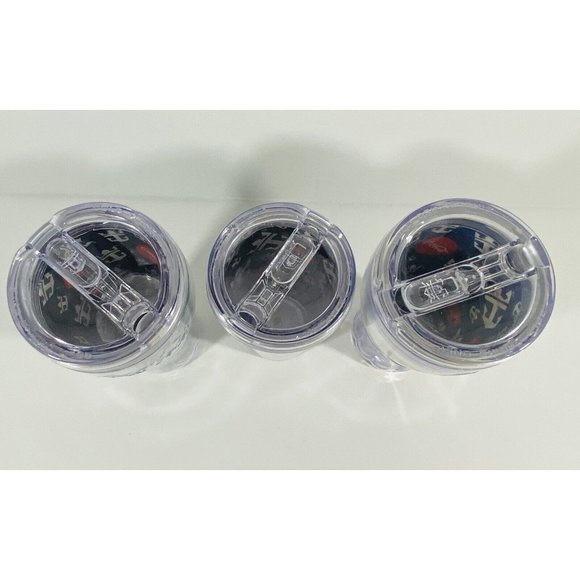 Royal Caribbean Drink Soda Package Plastic Tumblers Cups Coca Cola Set Of 3 - Picture 7 of 12